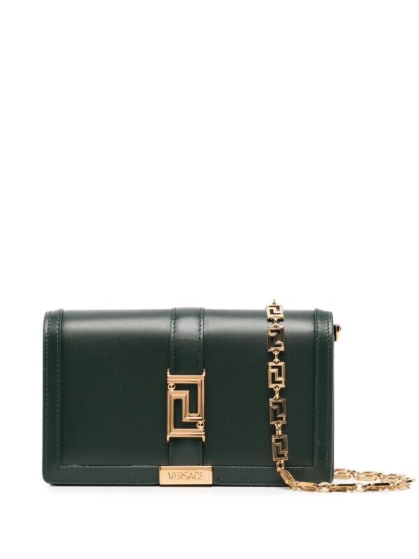 Versace Greca Goddess leather mini bag