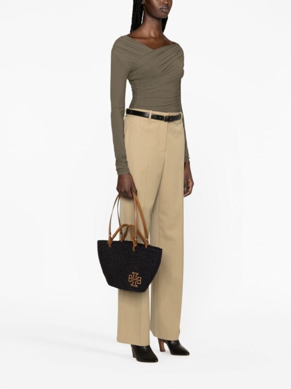 Tory Burch Ella woven raffia tote bag - Image 2