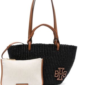 Tory Burch Ella woven raffia tote bag