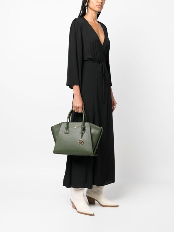 Michael Michael Kors large Avril logo-lettering leather tote bag - Image 2