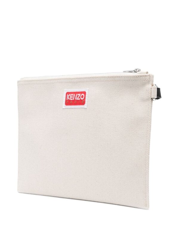 Kenzo Kenzo Target canvas clutch bag - Image 3