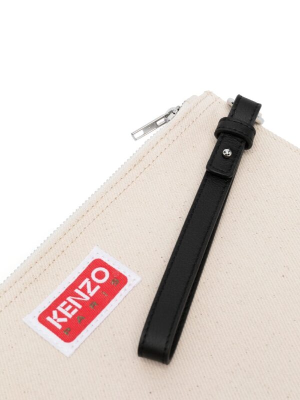 Kenzo Kenzo Target canvas clutch bag - Image 4