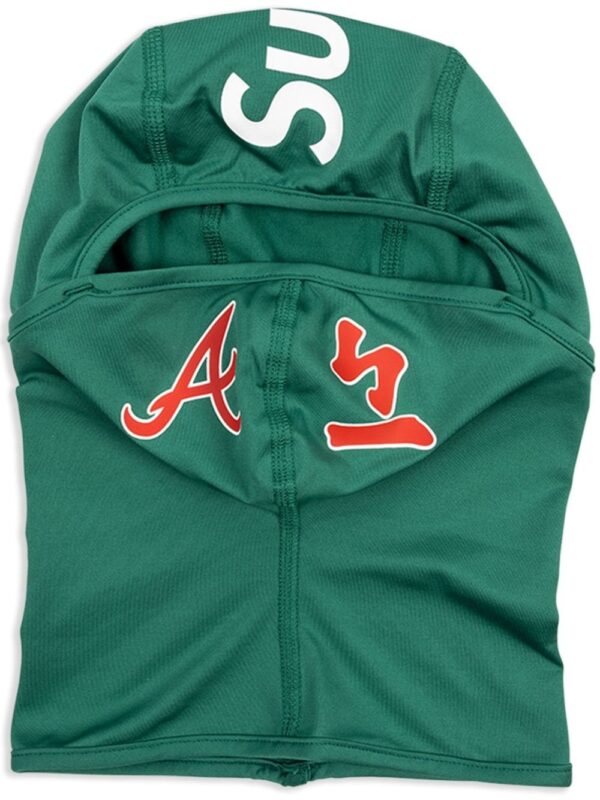 Supreme x MLB Kanji Teams Atlanta Braves "Light Pine" lightweight balaclava