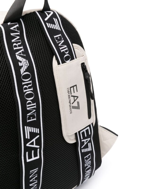 EA7 Sports logo-appliqué backpack - Image 5