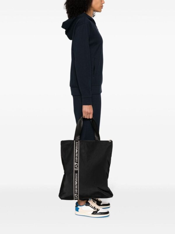 Ea7 Emporio Armani logo-print tote bag - Image 2