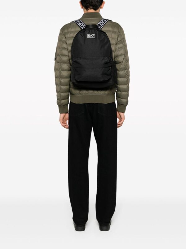 EA7 Sports logo-appliqué backpack - Image 2