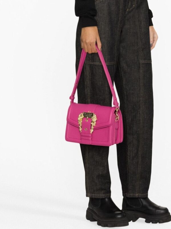 Versace Jeans Couture Baroque-buckle crossbody bag - Image 3