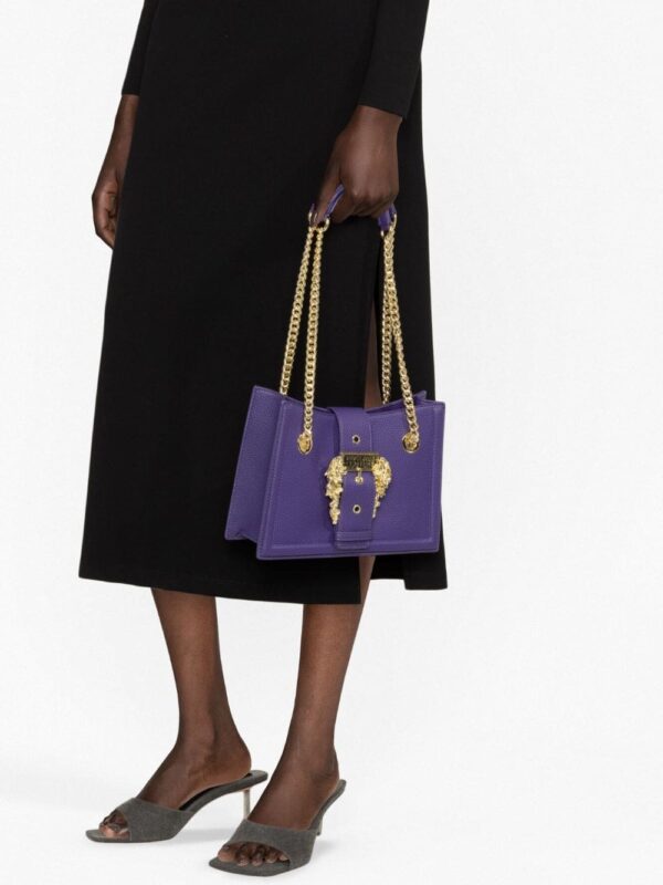Versace Jeans Couture Baroque-buckle shoulder bag - Image 3