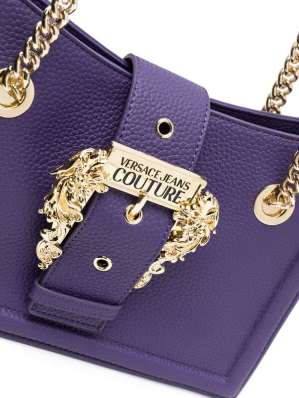 Versace Jeans Couture Baroque-buckle shoulder bag - Image 5