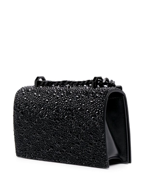Alexander McQueen mini The Biker Jewelled crossbody bag - Image 4
