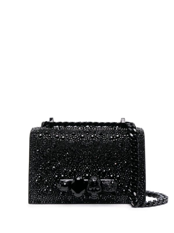 Alexander McQueen mini The Biker Jewelled crossbody bag