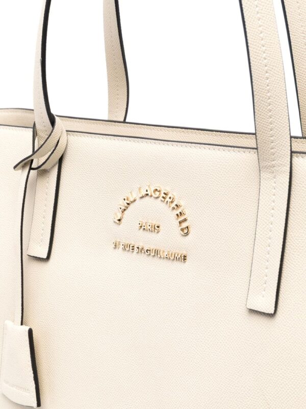 Karl Lagerfeld logo-lettering tote bag - Image 4