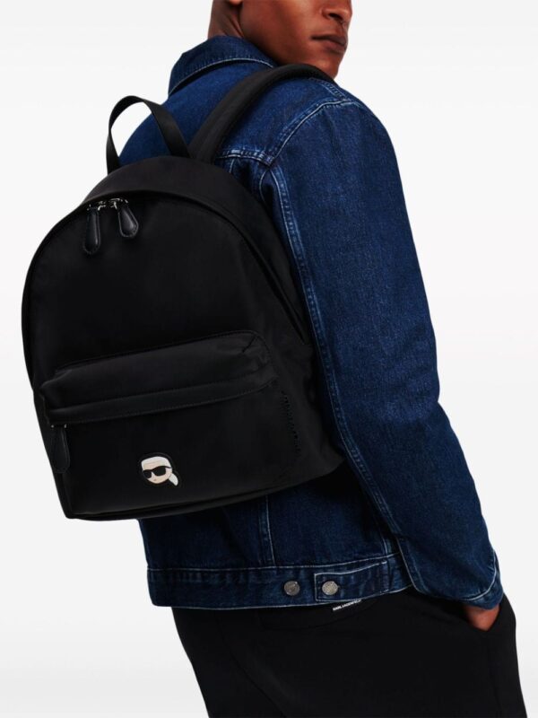 Karl Lagerfeld Ikonik appliqué-detail backpack - Image 2
