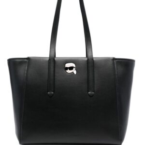 Karl Lagerfeld Ikonik Pin leather tote bag