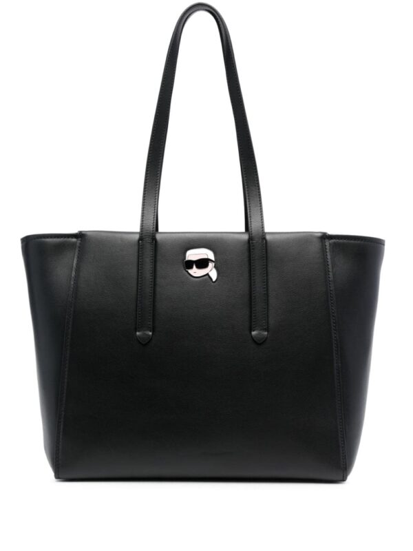 Karl Lagerfeld Ikonik Pin leather tote bag