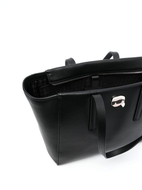 Karl Lagerfeld Ikonik Pin leather tote bag - Image 5