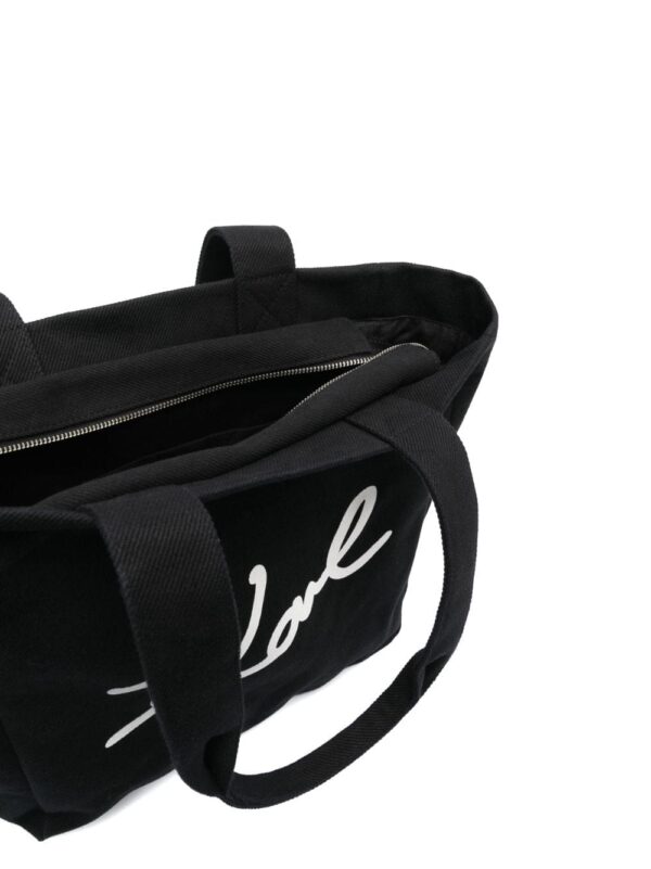 Karl Lagerfeld K/Signature canvas tote bag - Image 5