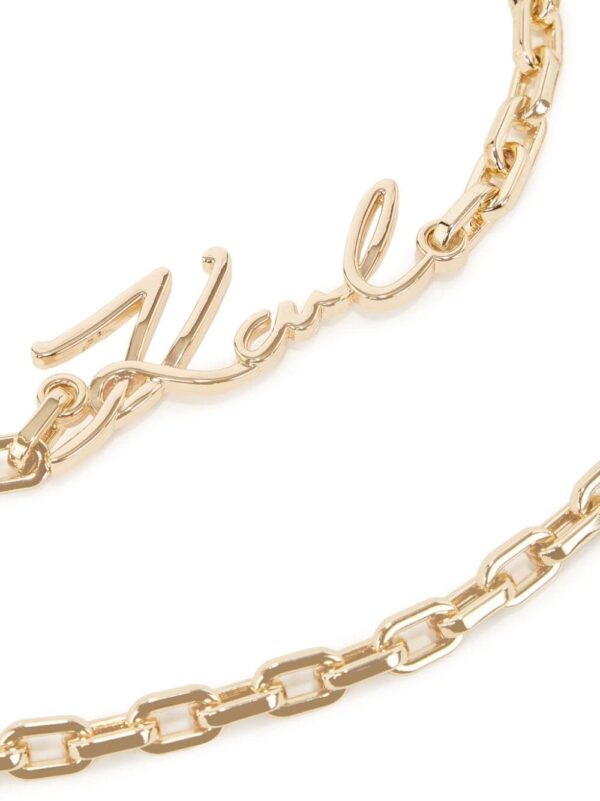 Karl Lagerfeld Signature chain-link shoulder strap - Image 4