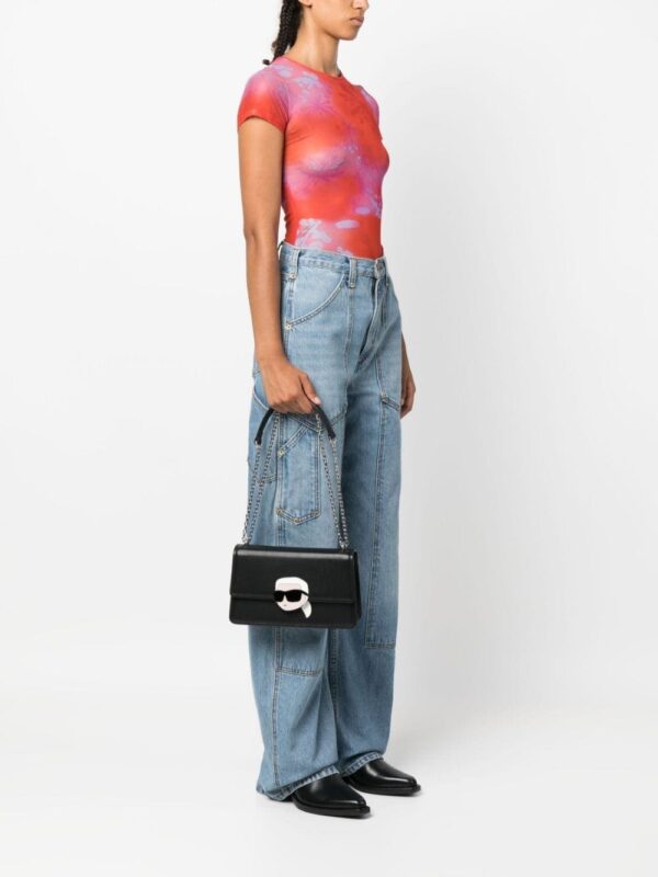 Karl Lagerfeld Ikonik Lock leather shoulder bag - Image 2