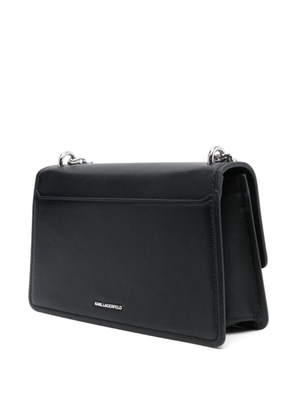 Karl Lagerfeld Ikonik Lock leather shoulder bag - Image 3