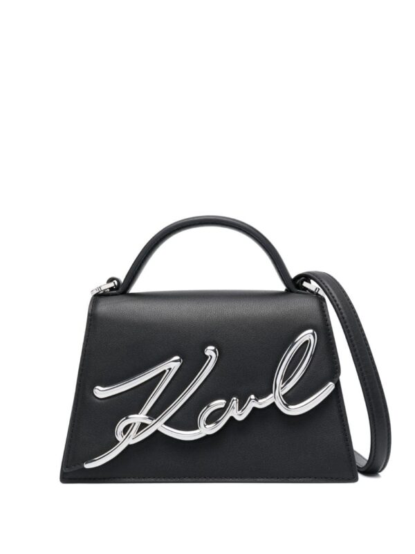 Karl Lagerfeld Signature leather crossbody bag