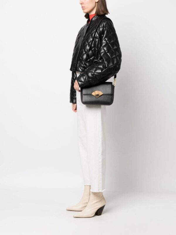 Karl Lagerfeld Signature Fan leather crossbody bag - Image 2