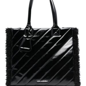 Karl Lagerfeld K/Skuare quilted tote bag