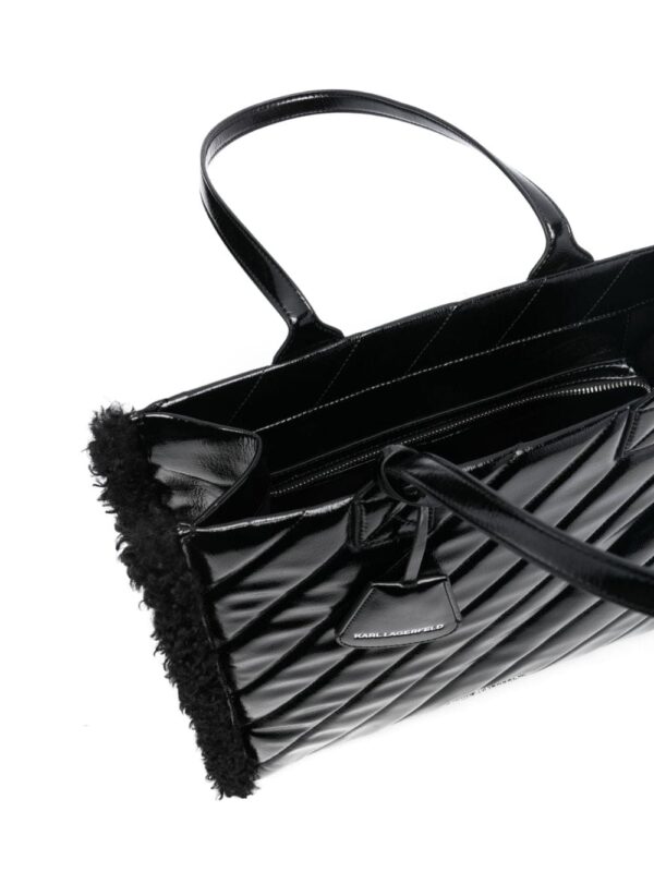 Karl Lagerfeld K/Skuare quilted tote bag - Image 5