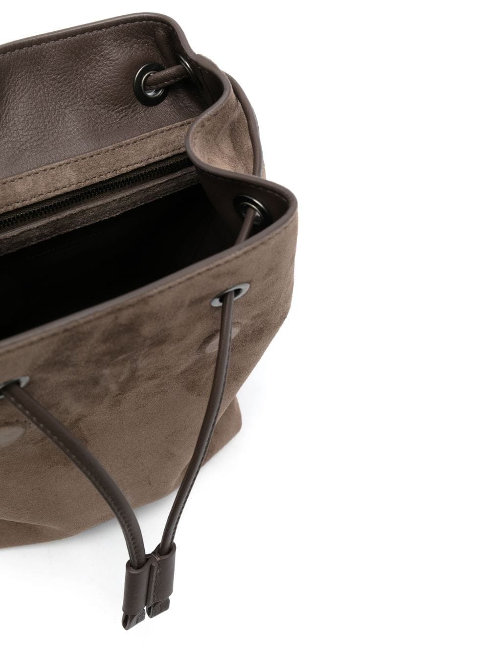 Brunello Cucinelli crystal-embellished leather backpack - Image 3