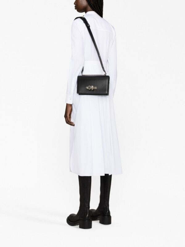 Alexander McQueen Jewelled leather shoulder bag - Image 2