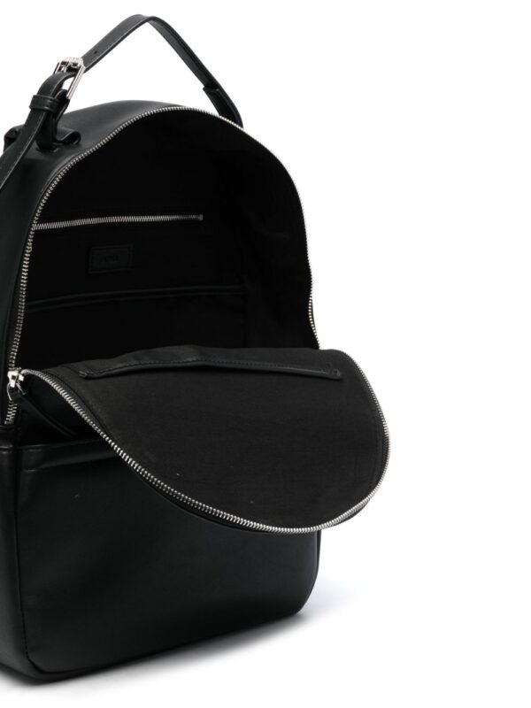 A.P.C. logo-stamp faux-leather backpack - Image 4