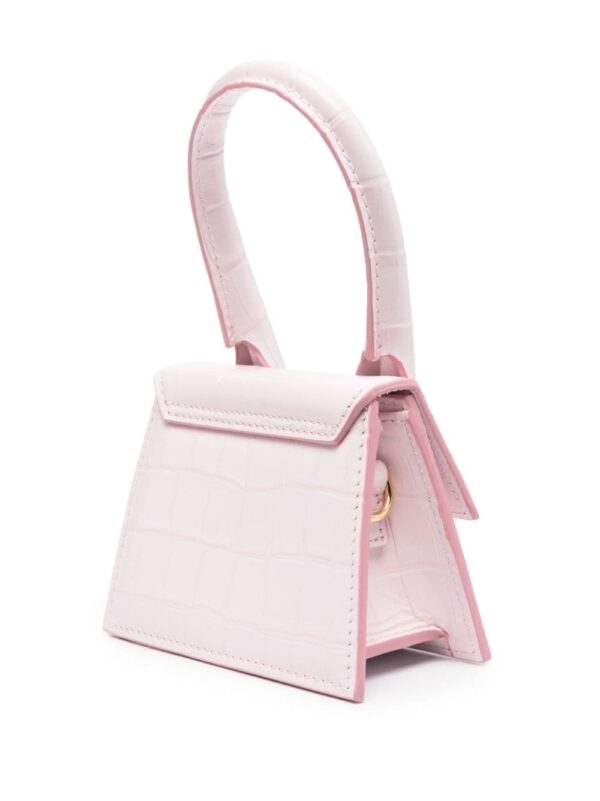 Jacquemus Le Chiquito crocodile-embossed mini tote bag - Image 3
