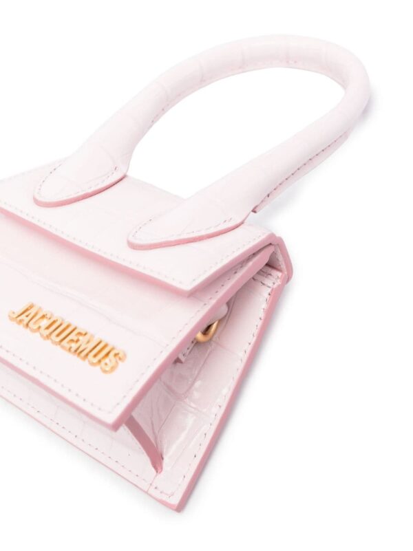 Jacquemus Le Chiquito crocodile-embossed mini tote bag - Image 4