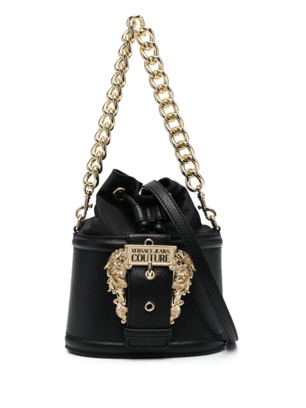 Versace Jeans Couture logo-plaque bucket bag