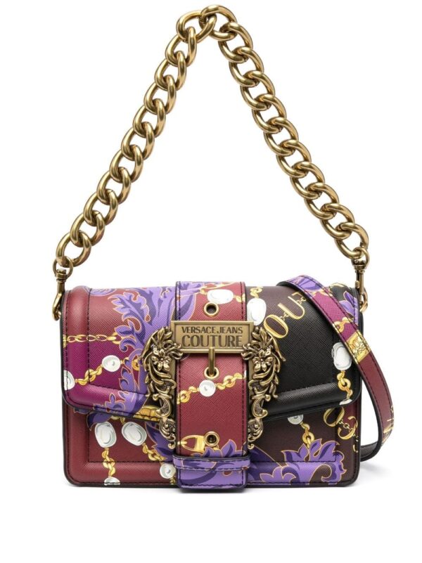 Versace Jeans Couture Chain Couture faux-leather crossbody bag