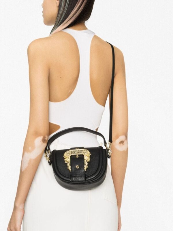 Versace Jeans Couture Baroque-buckle faux-leather tote bag - Image 3