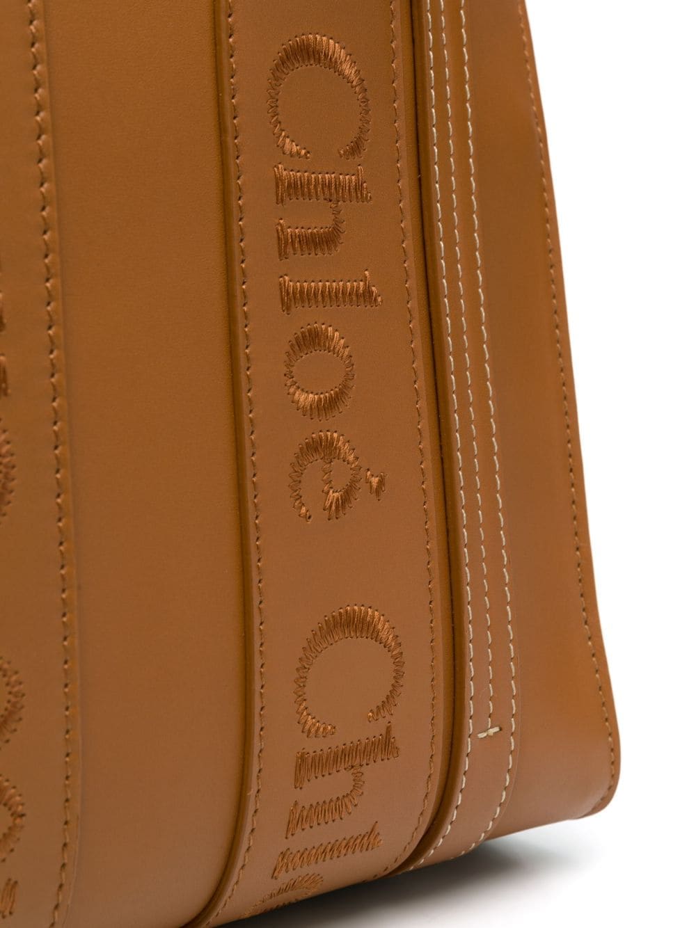 Chloé small Woody leather tote bag - Image 5