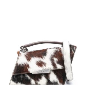 Acne Studios  Distortion cow-print mini bag
