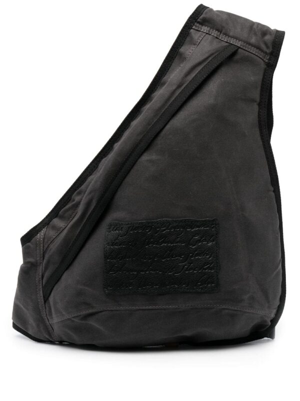 Acne Studios logo-patch sling backpack - Image 5