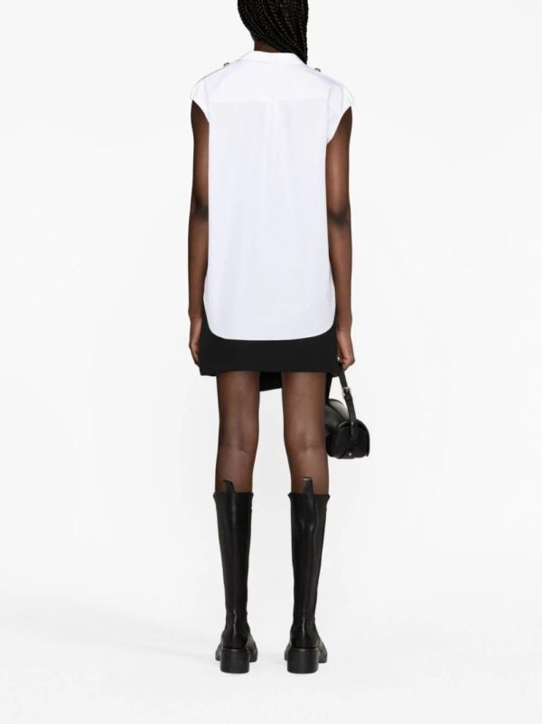Alexander McQueen  Military-pocket sleeveless shirt - Image 4