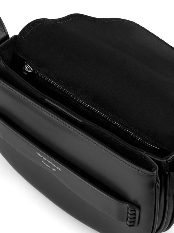 Emporio Armani debossed-logo leather mini bag - Image 4