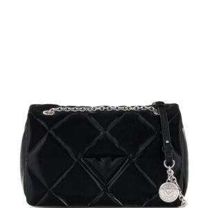 Emporio Armani logo-pendant quilted shoulder bag