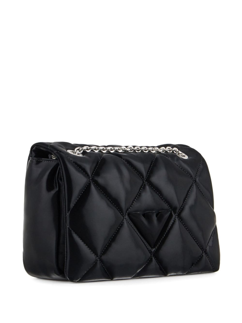 Emporio Armani logo-pendant quilted shoulder bag - Image 2