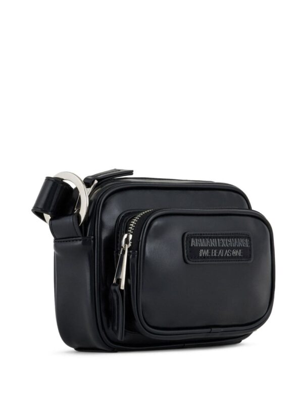 Armani Exchange logo-patch camera crossbody bag - Image 3