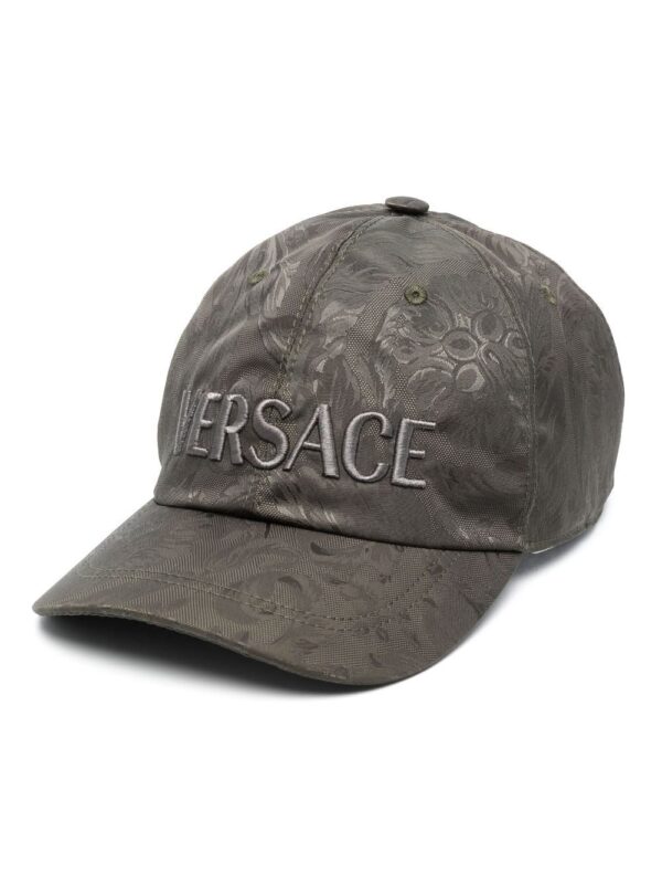 Versace paisley-print embroidered-logo baseball cap