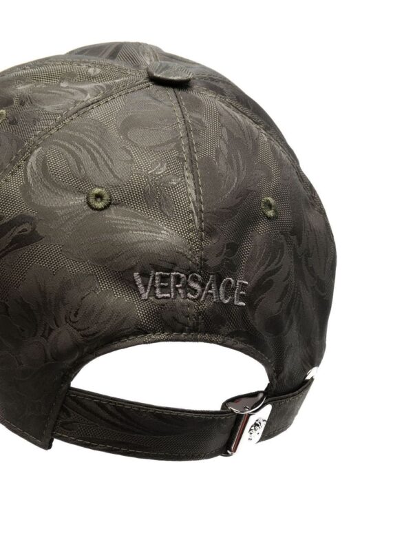 Versace paisley-print embroidered-logo baseball cap - Image 2