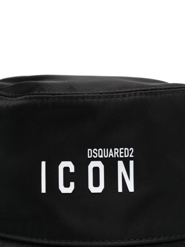 DSQUARED2 logo-print bucket hat - Image 2