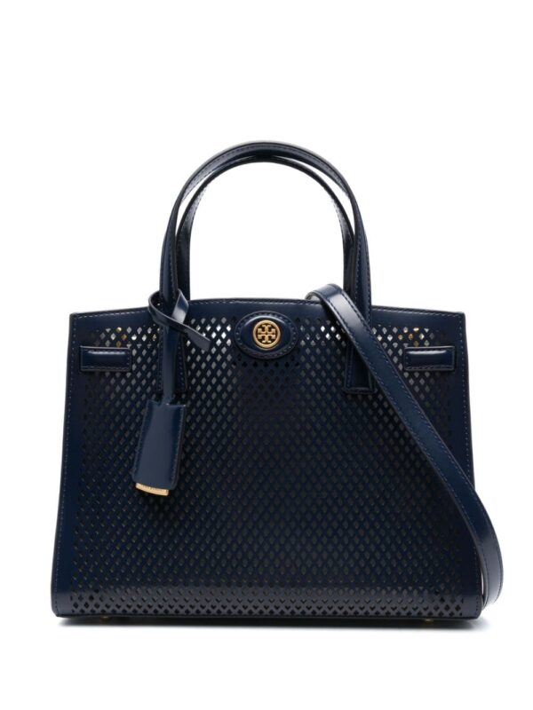 Tory Burch small Robinson perforated tote bag