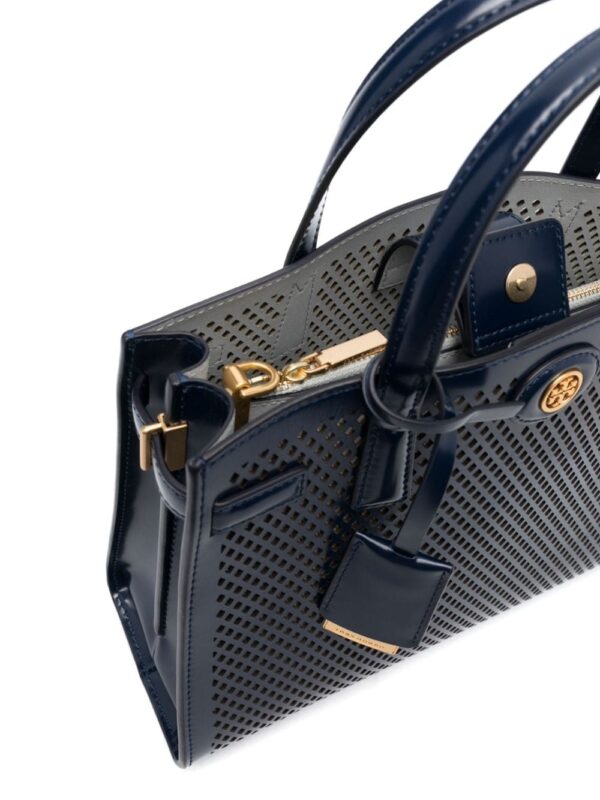 Tory Burch small Robinson perforated tote bag - Image 5