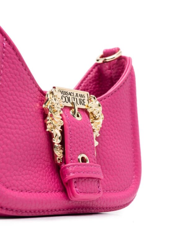 Versace Jeans Couture Baroque buckle faux-leather mini bag - Image 5